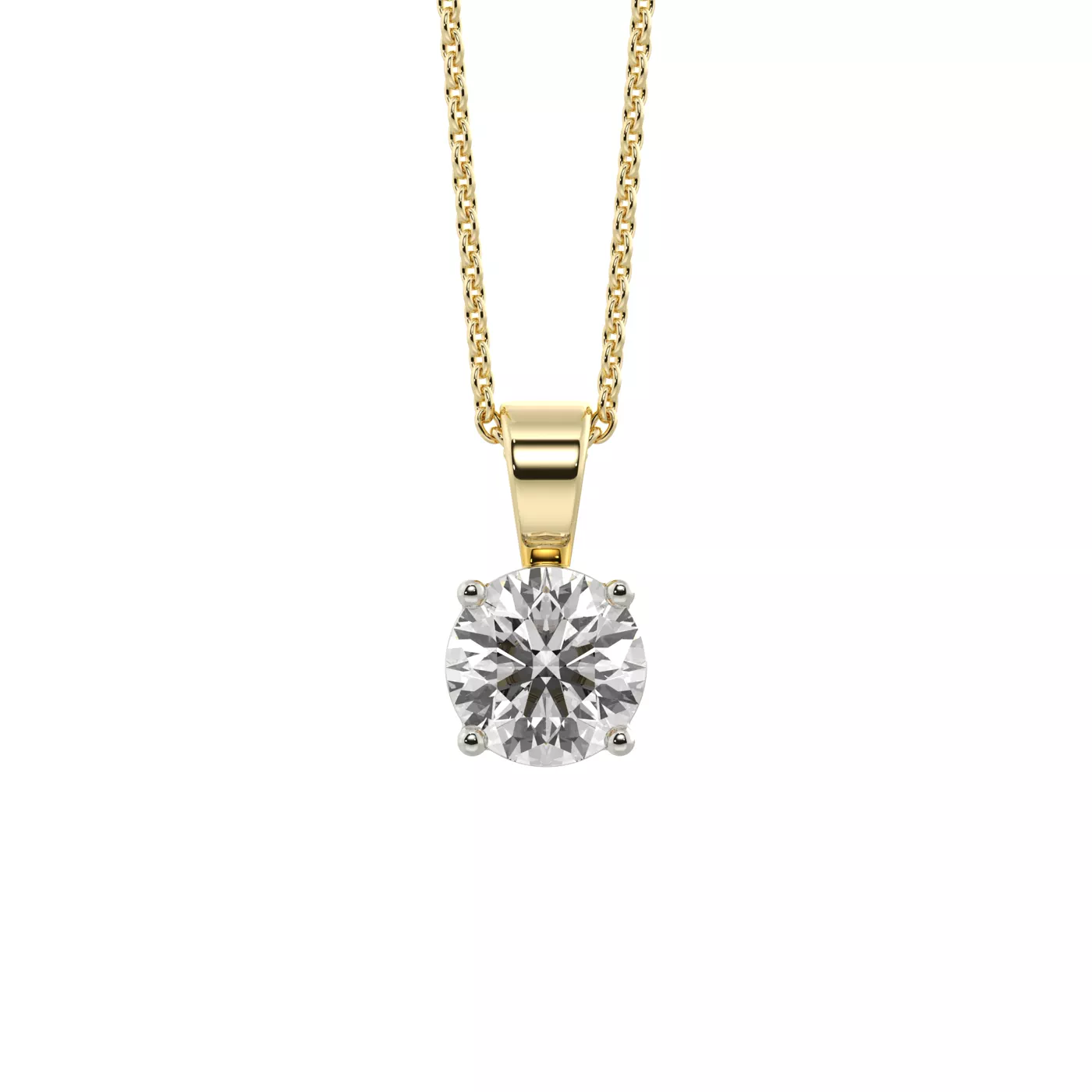 Classic Solitaire 18K Gold Vermeil Engagement Ring