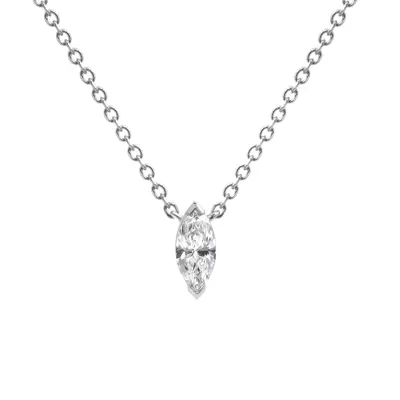 Lab Marquise Diamond Necklace