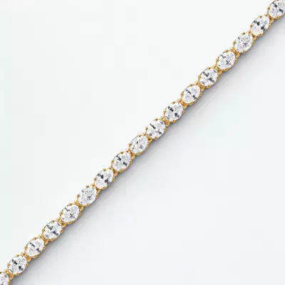Oval Lab Diamond East-West Tennis Bracelet (7 ct. tw.)