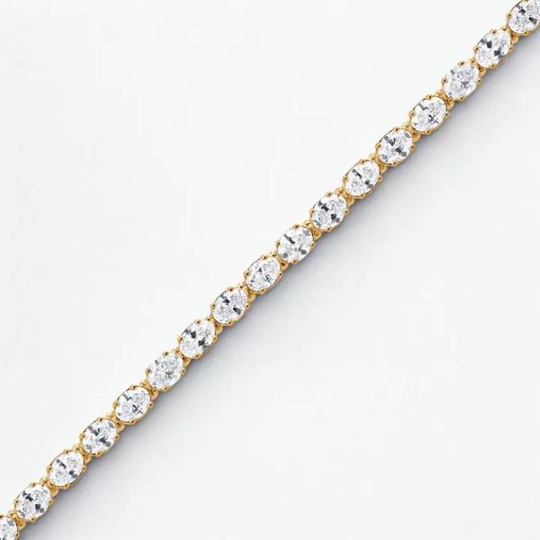 Oval Lab Diamond East-West Tennis Bracelet (7 ct. tw.)