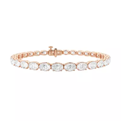 Oval Lab Diamond East-West Tennis Bracelet (9 ct. tw.)