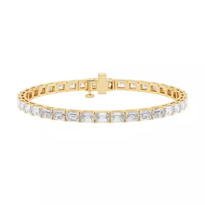 Emerald Lab Diamond East-West Tennis Bracelet (12 1/5 ct. tw.)