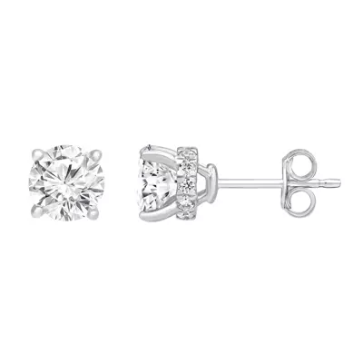 Hidden Halo Lab Diamond Stud