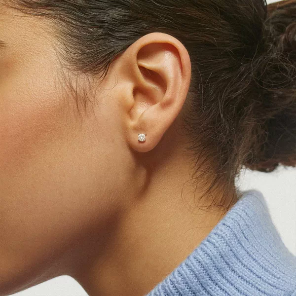 items Hidden Halo Lab Diamond Stud