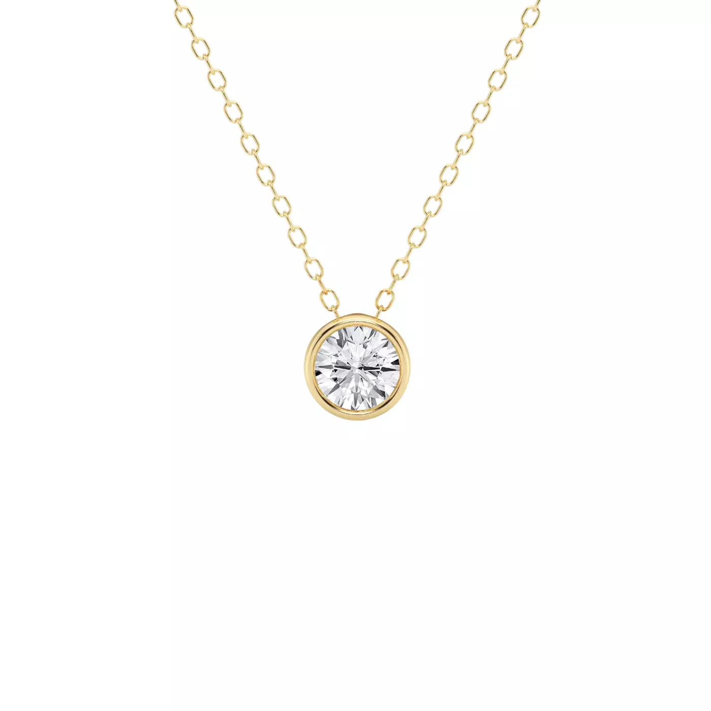 Diamond-First Design 14K Yellow Gold Engagement Ring