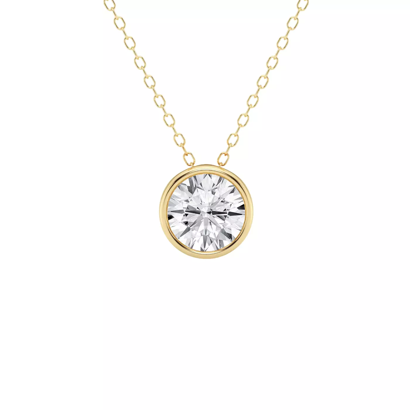 Diamond-First Design 14K Yellow Gold Engagement Ring