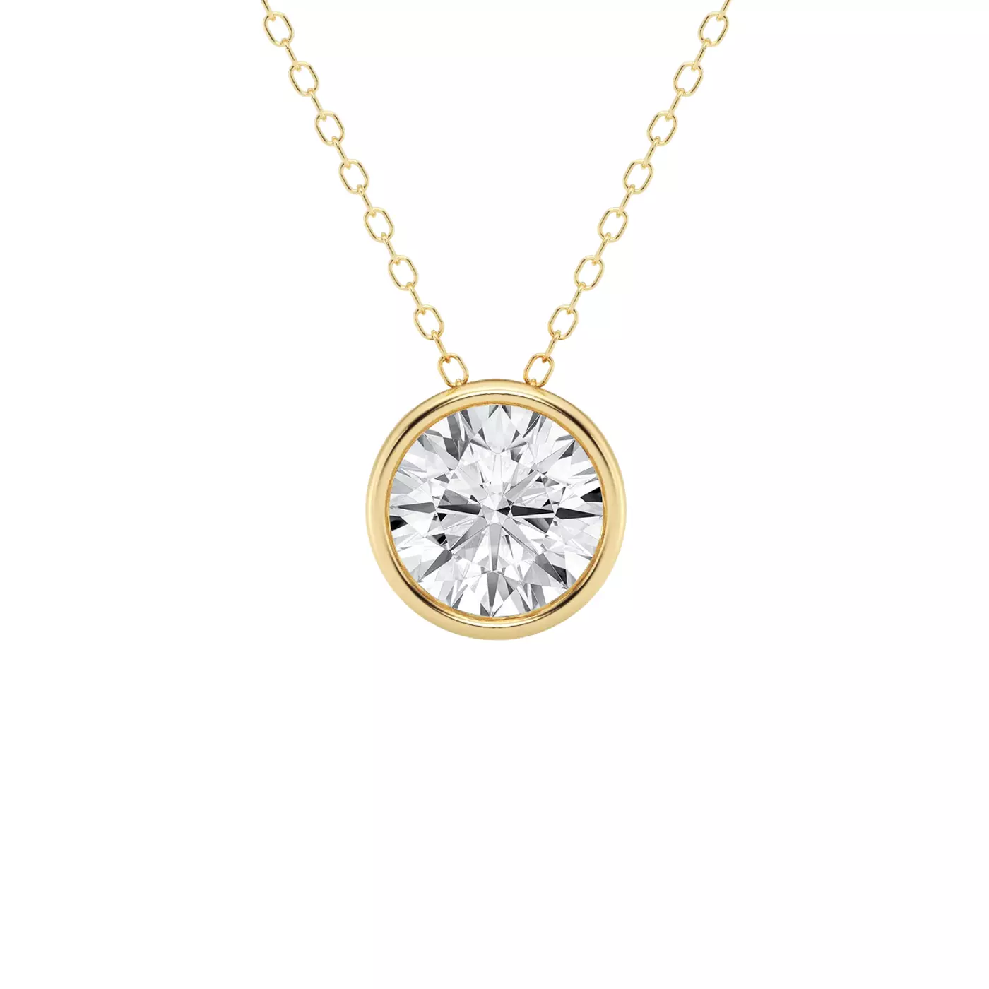 Diamond-First Design 14K Yellow Gold Engagement Ring