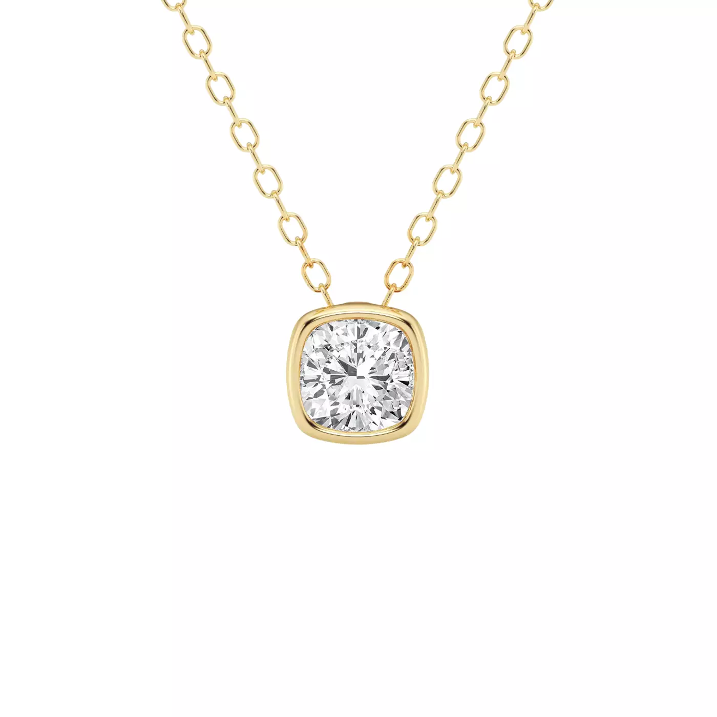 Diamond-First Design 14K Yellow Gold Engagement Ring