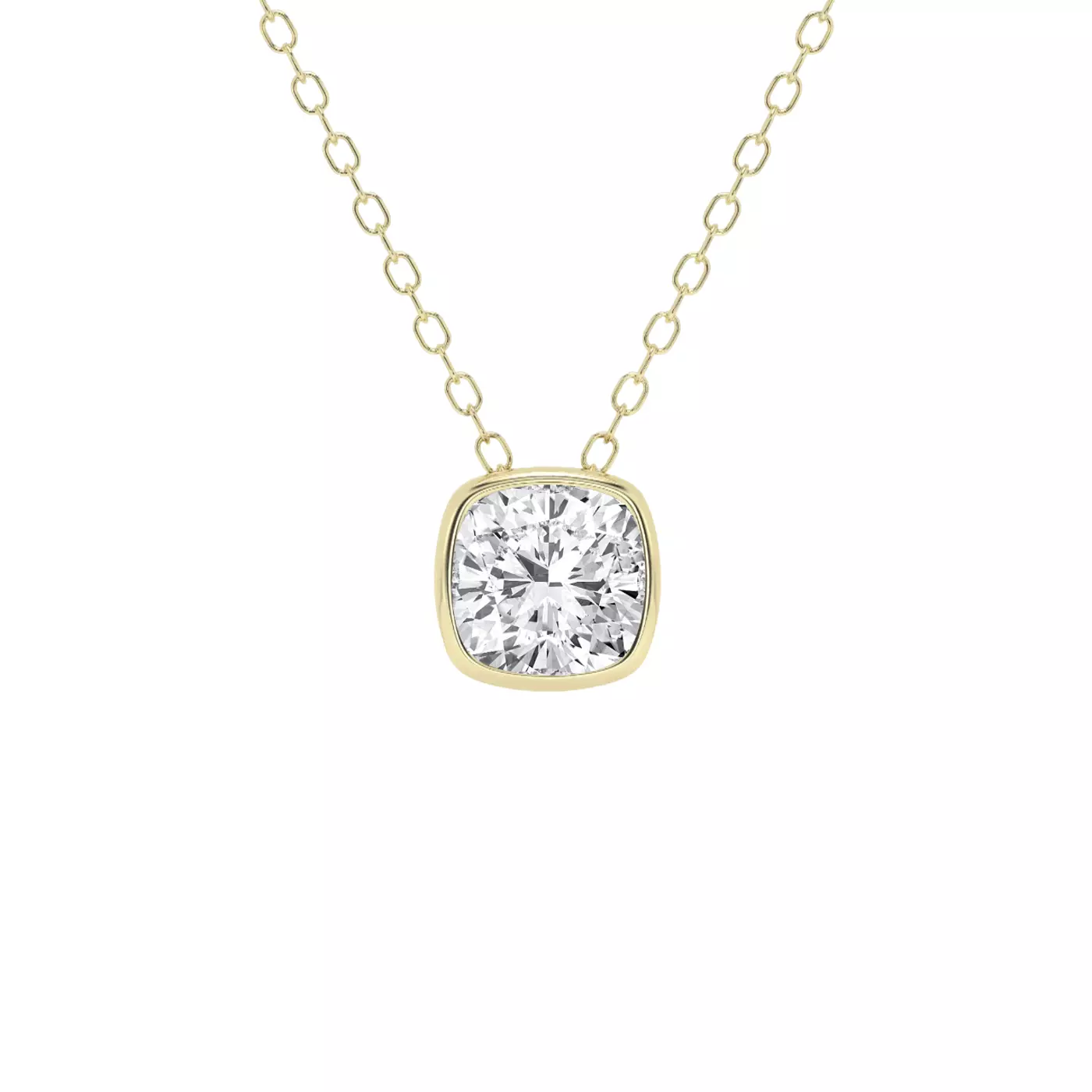 Diamond-First Design 14K Yellow Gold Engagement Ring