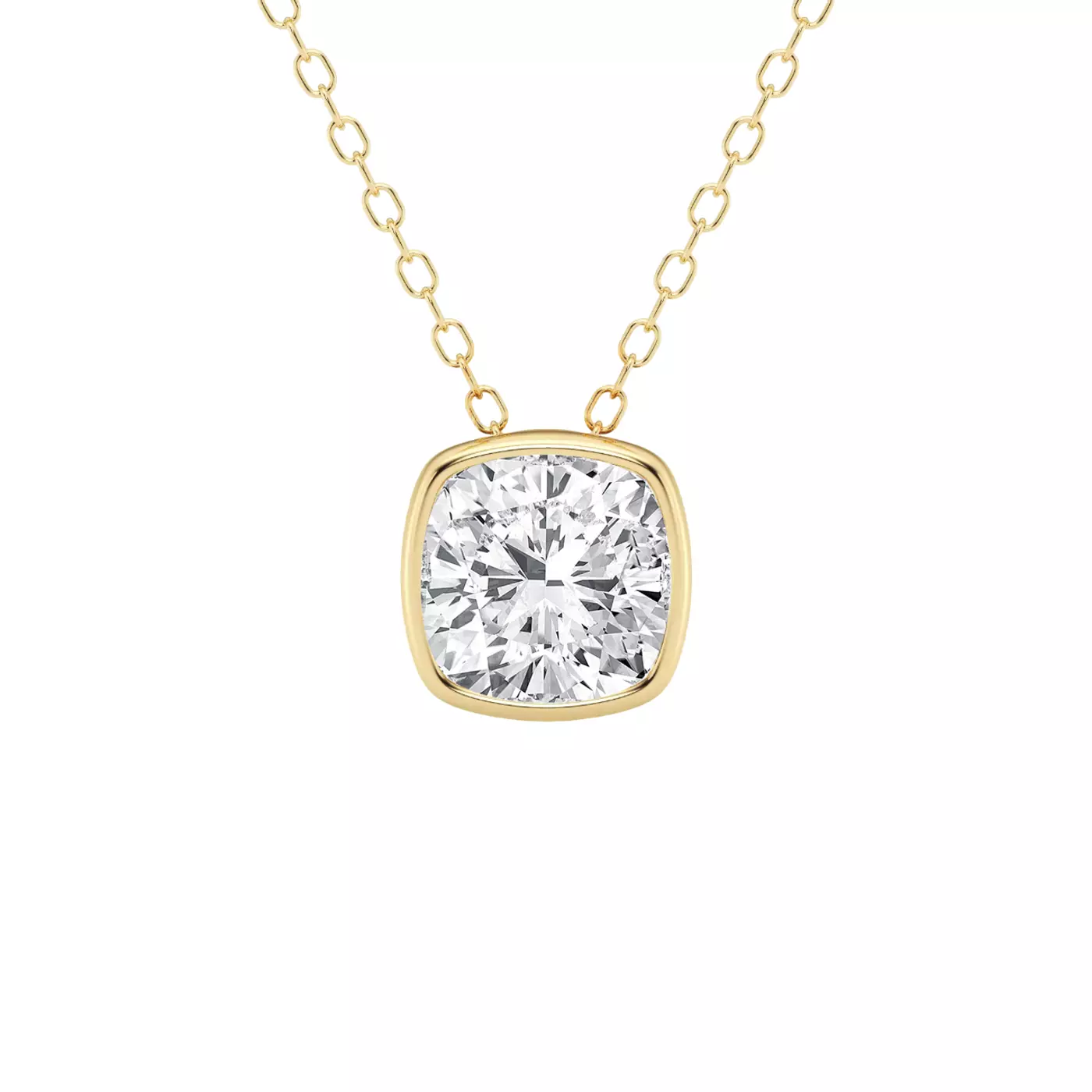 Diamond-First Design 14K Yellow Gold Engagement Ring