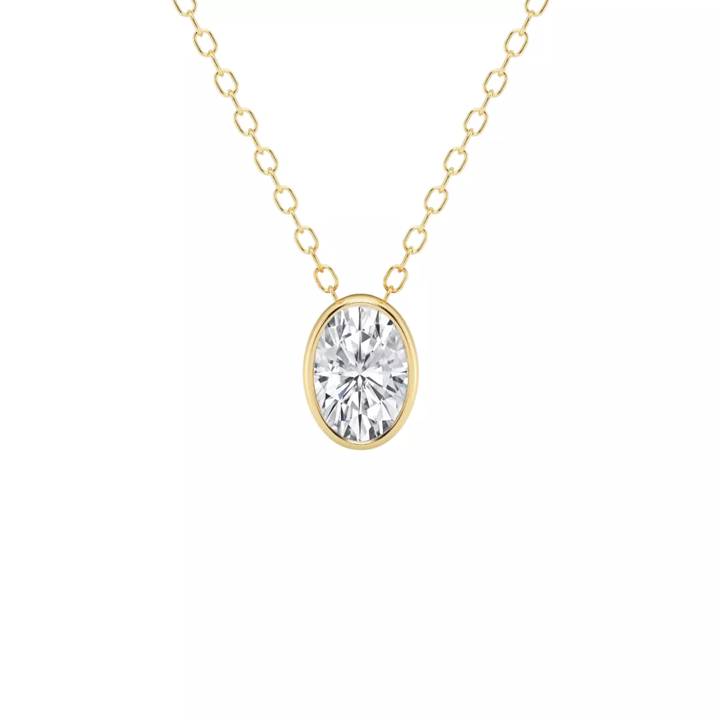 Diamond-First Design 14K Yellow Gold Engagement Ring