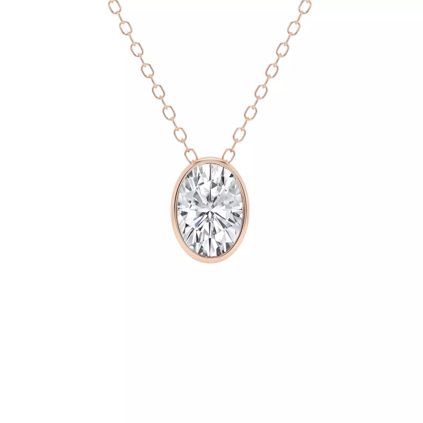 Diamond-First Design 14K Rose Gold Engagement Ring