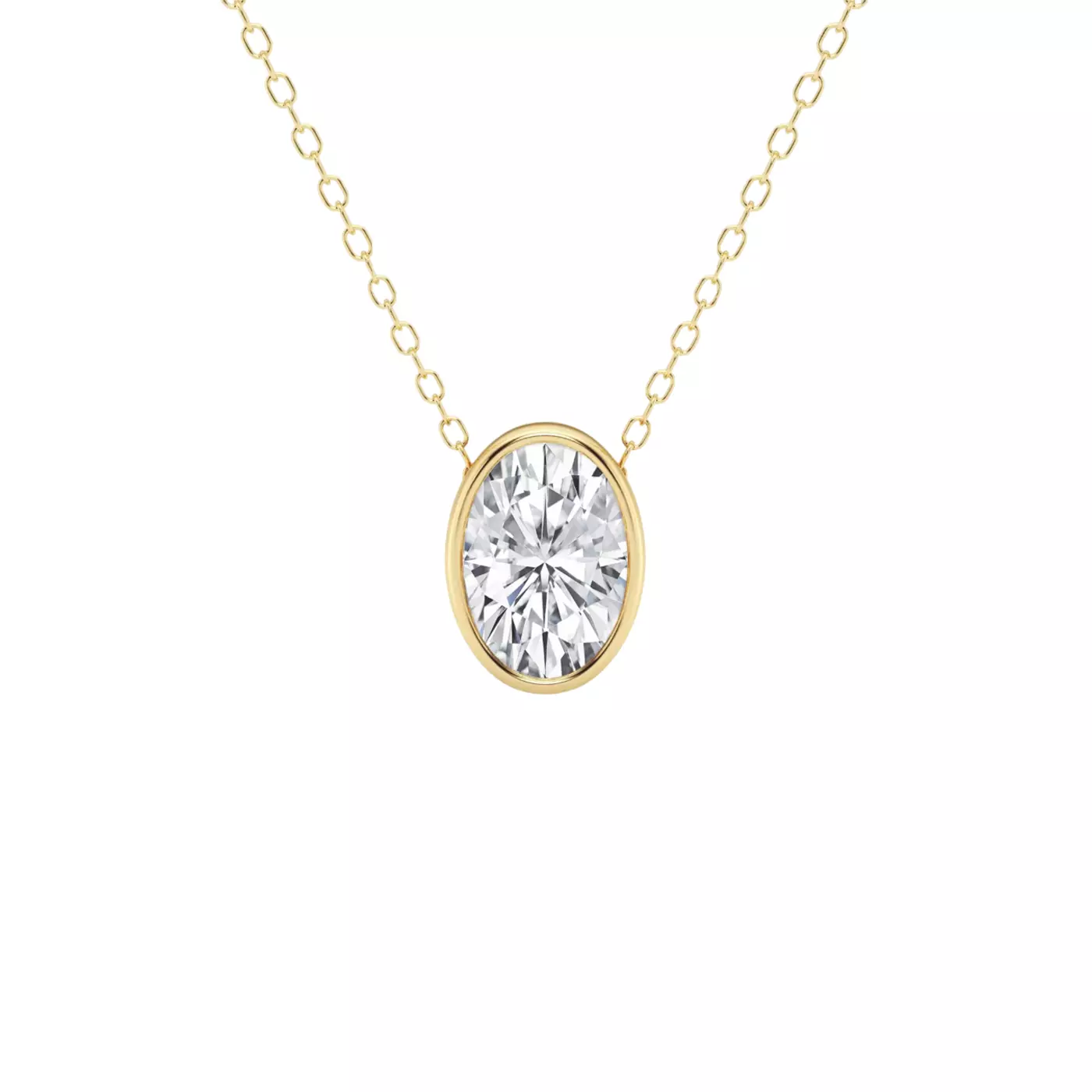 Diamond-First Design 14K Yellow Gold Engagement Ring
