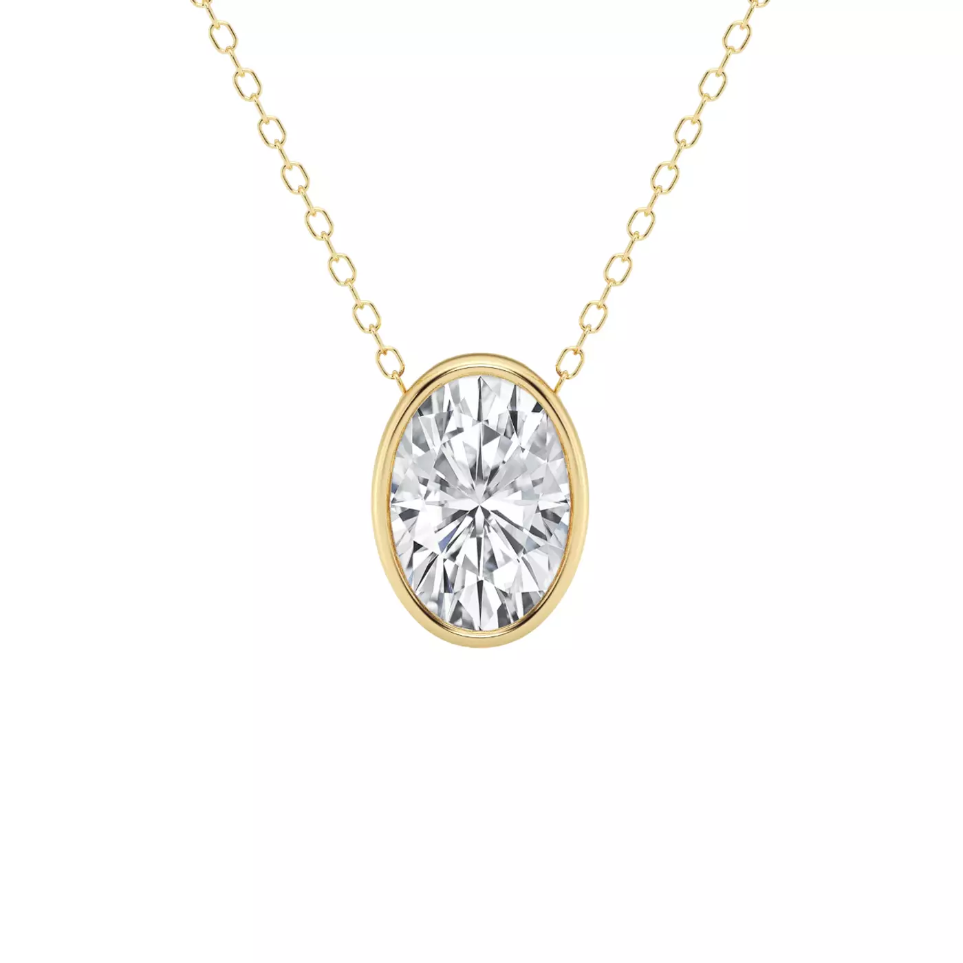 Diamond-First Design 14K Yellow Gold Engagement Ring