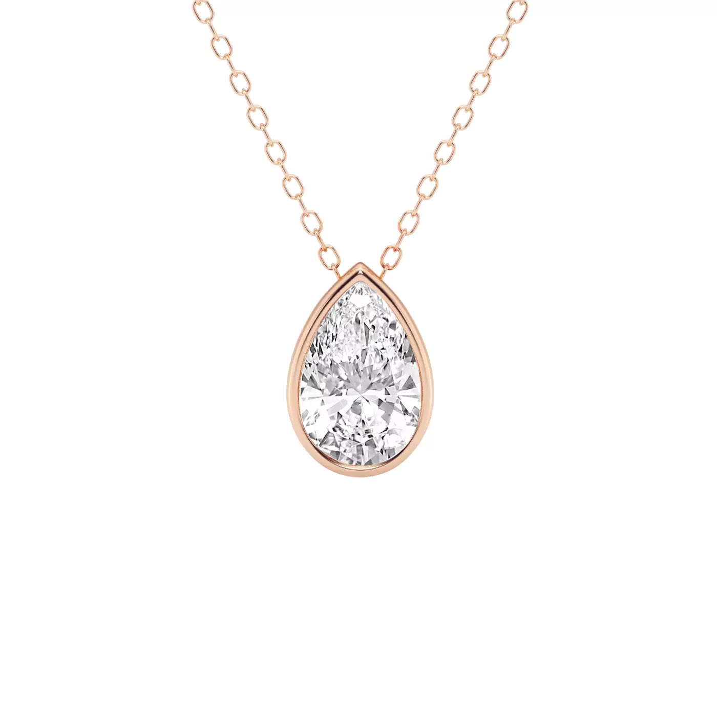 Diamond-First Design 14K Rose Gold Engagement Ring