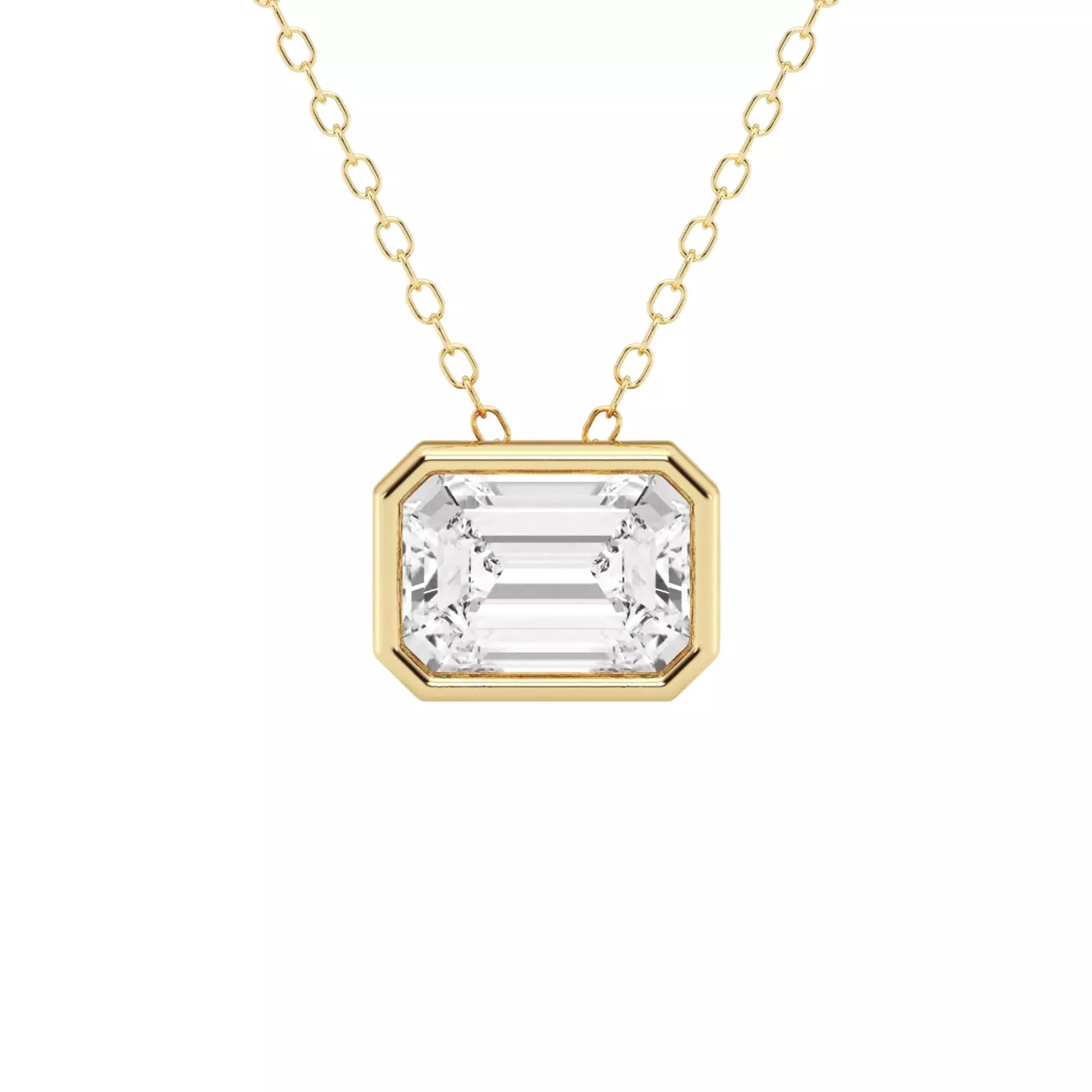 Diamond-First Design 14K Yellow Gold Engagement Ring