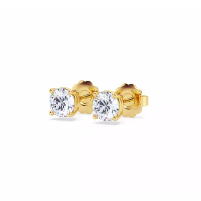 Lab Diamond Vermeil Stud Earrings (1.00 ct. tw.)