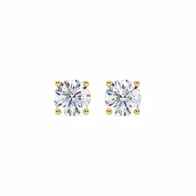 Lab Diamond Vermeil Stud Earrings (2.00 ct. tw.)