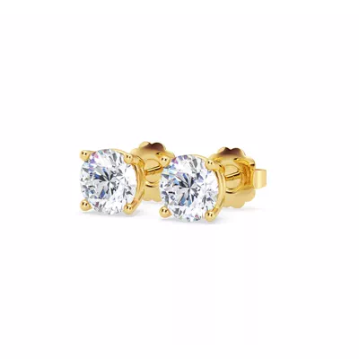 Lab Diamond Vermeil Stud Earrings (2.00 ct. tw.)