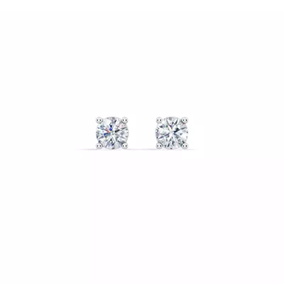 Lab Diamond Silver Stud Earrings (.25 ct. tw.)