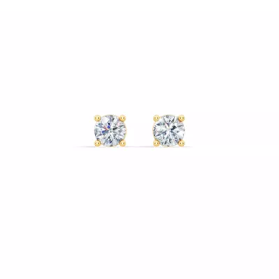 Lab Diamond Vermeil Stud Earrings (.25 ct. tw.)