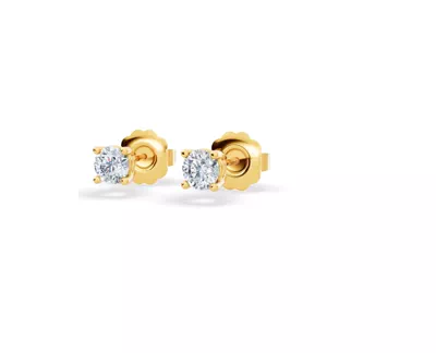 Lab Diamond Vermeil Stud Earrings (.25 ct. tw.)