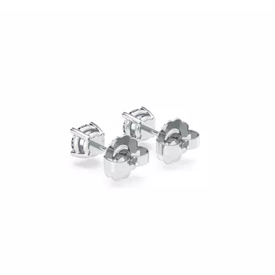 Lab Diamond Silver Stud Earrings (.50 ct. tw.)