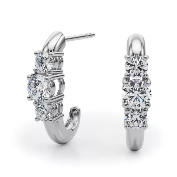 Trio Lab Diamond Earrings (1 ct. tw.)