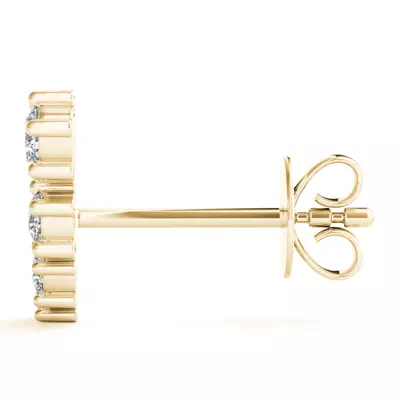 Scattered Lab Diamond Climber Earrings