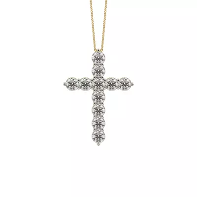 Cross Lab Diamond Vermeil Necklace (2.00 ct. tw.)