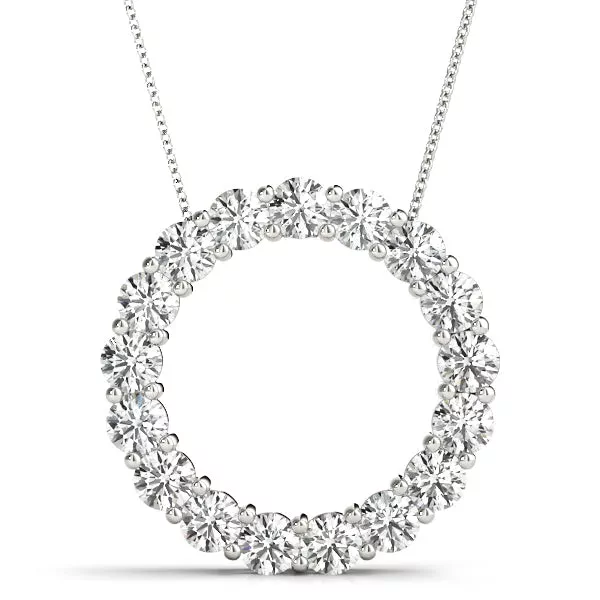 Eternity Lab-Grown Diamond Circle Necklace (3 ct. tw.)
