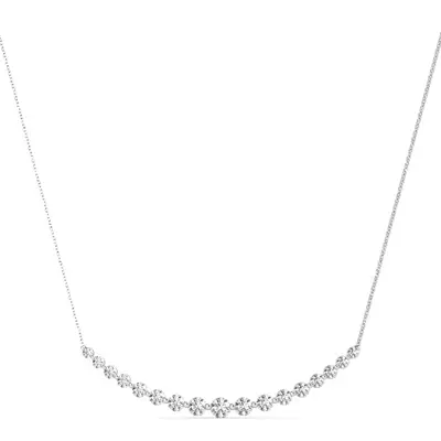 Bubbly Lab Diamond Line Necklace