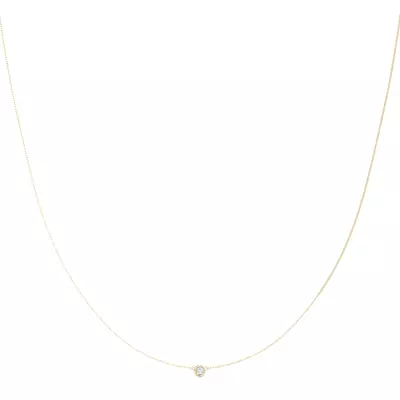 Opus Lab Diamond Bezel Necklace