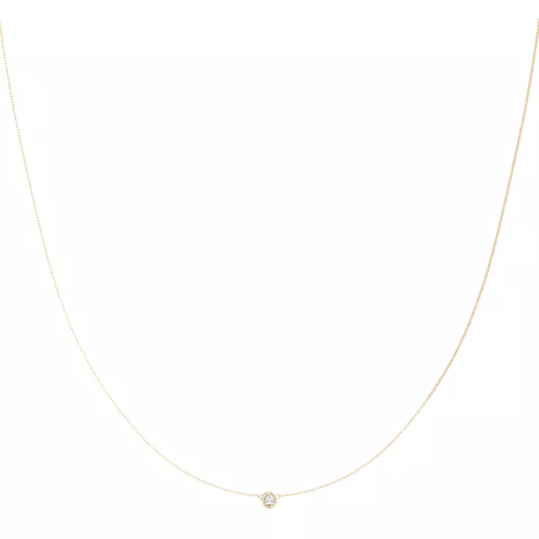 Opus Lab Diamond Bezel Necklace