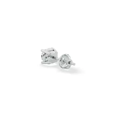 Single Lab Diamond Screw Back Stud Earring (1/2ct)