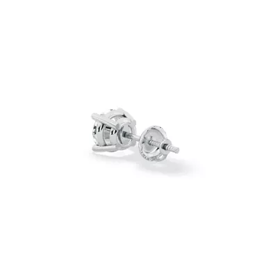Single Lab Diamond Screw Back Stud Earring (3/4ct)