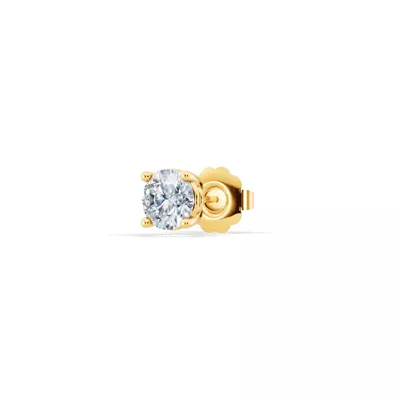 Single Lab Diamond Stud Earring (1/2ct)