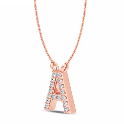Lab Diamond Initial Necklace – A