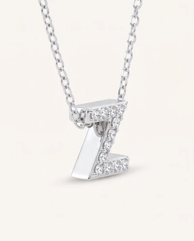 Petite Lab Diamond Initial Necklace – Z