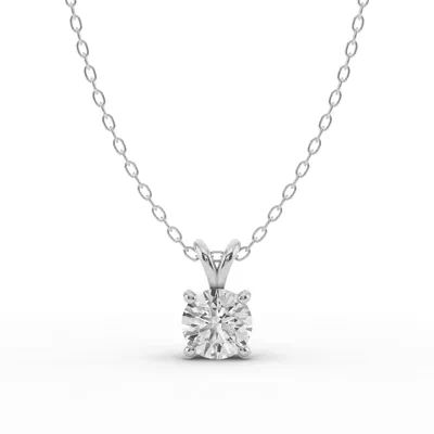 Split Bail Lab Diamond Solitaire Necklace (1.00 ct.)