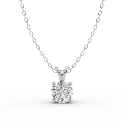 Split Bail Lab Diamond Solitaire Necklace (1.50 ct.)