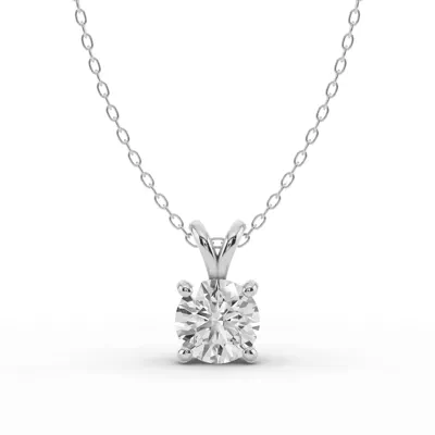 Split Bail Lab Diamond Solitaire Necklace (2.00 ct.)