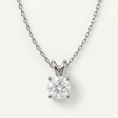 Split Bail Lab Diamond Solitaire Necklace (2.00 ct.)