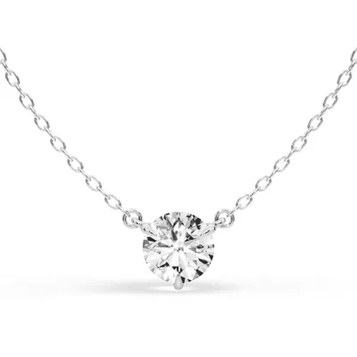 3-Prong Lab Diamond Solitaire Necklace (1 ct.)
