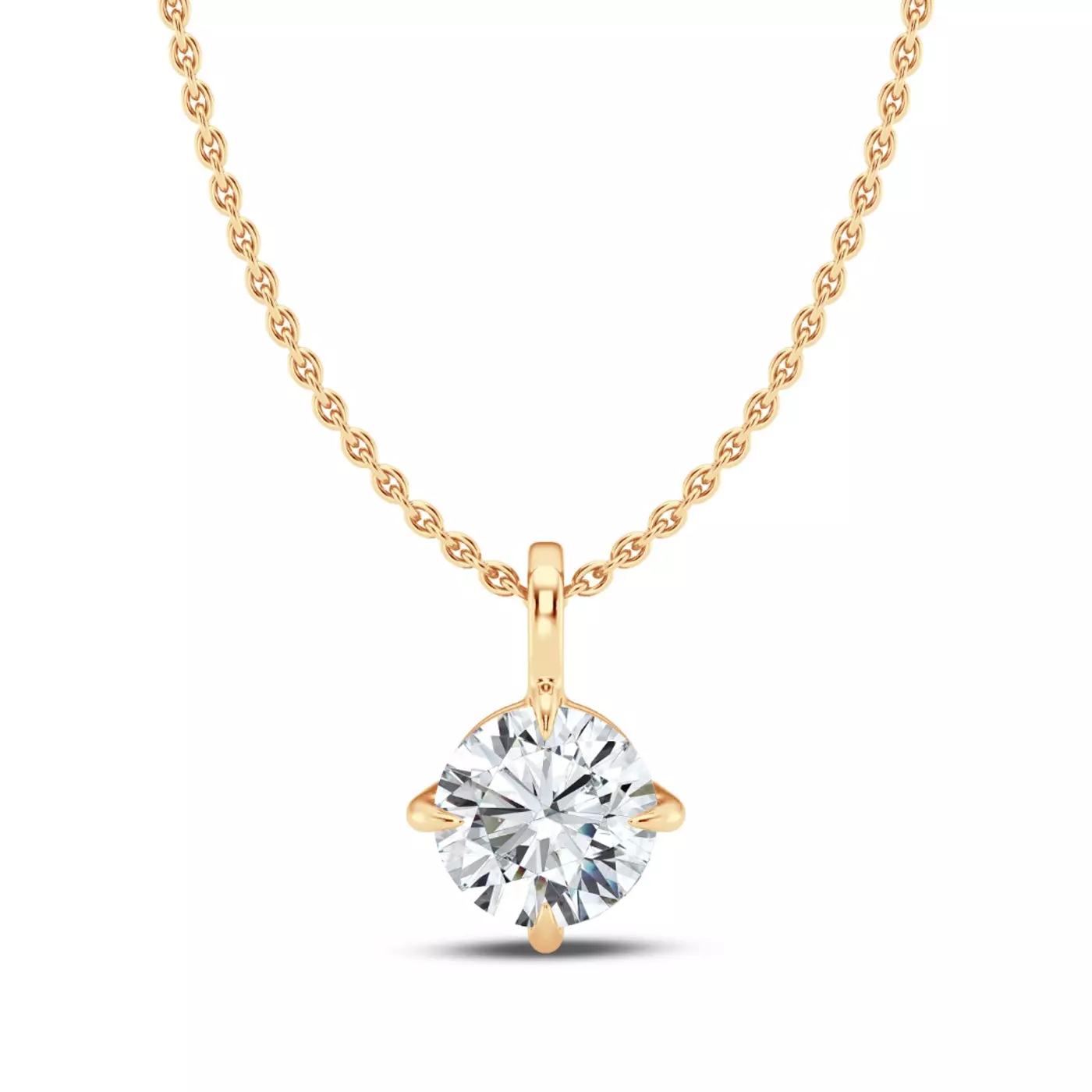 Classic Solitaire 14K Yellow Gold Engagement Ring