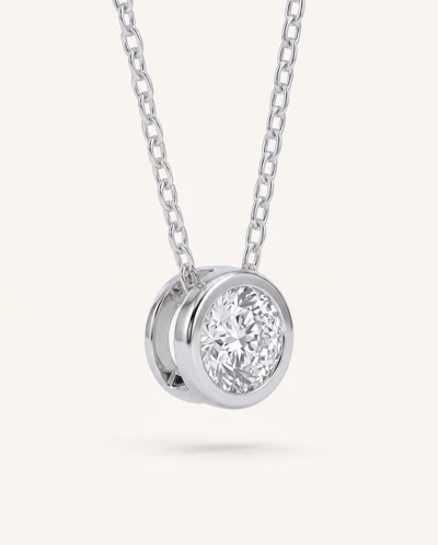 Bezel Lab Diamond Necklace (0.25 ct.)