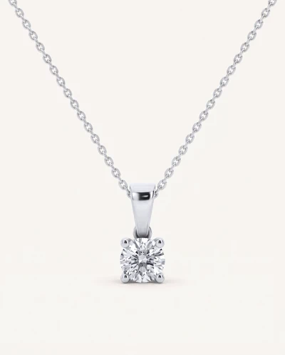 Solitaire Lab Diamond Pendant Necklace (0.50 ct.)