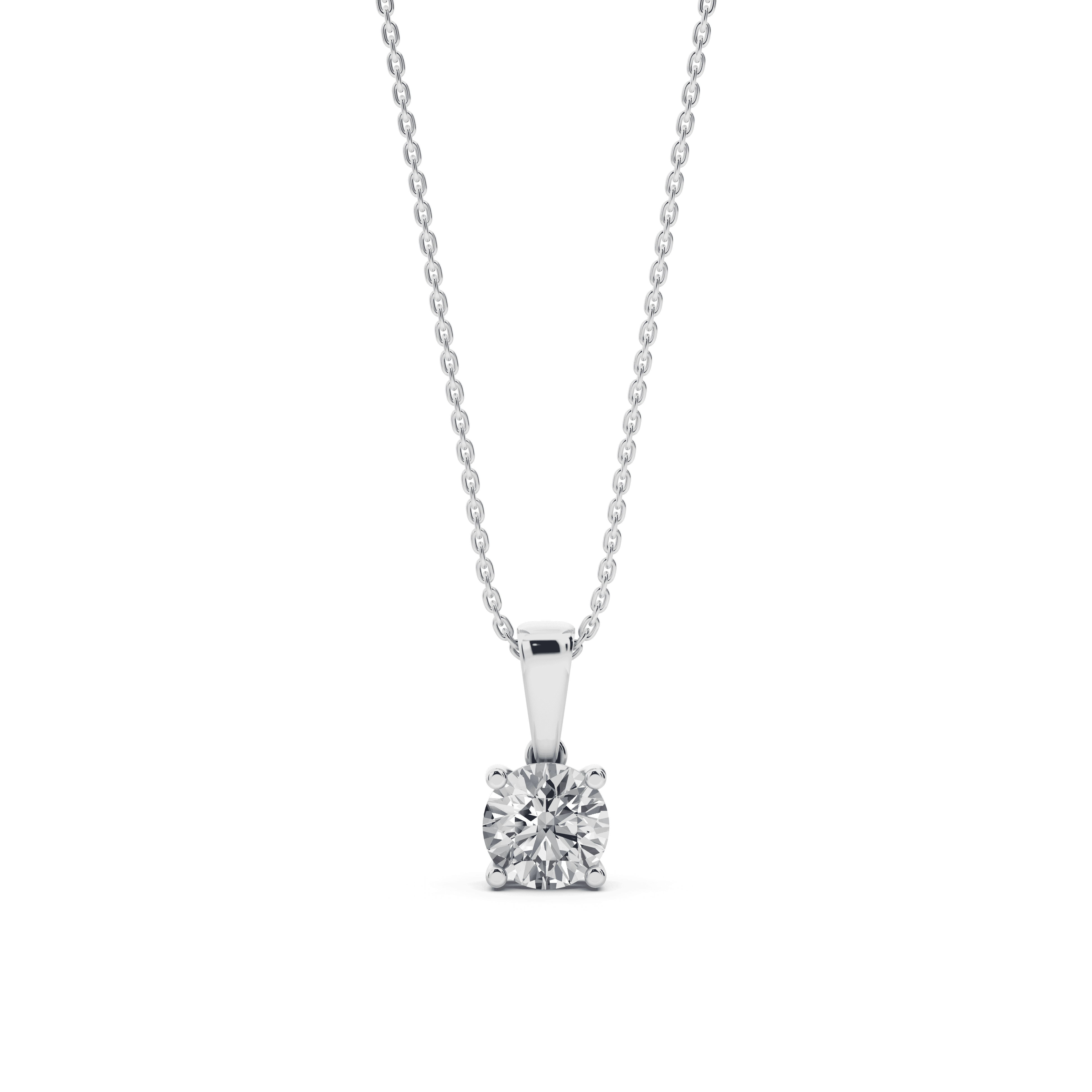 Solitaire Lab Diamond Pendant Necklace (1 ct.)