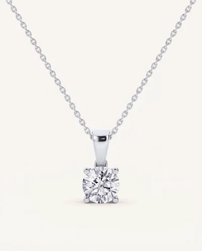 Solitaire Lab Diamond Pendant Necklace (1 ct.)