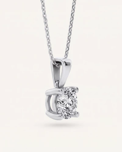 Solitaire Lab Diamond Pendant Necklace (2 ct.)